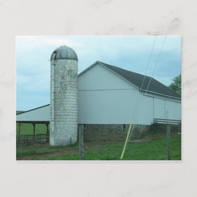 Pennsylvania Barn Postcard (Front)