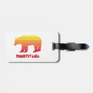 Pennsylvania Bear Luggage Tag