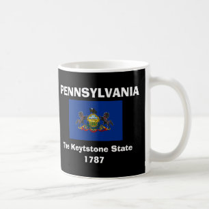 Pennsylvania* Big PA Black Mug