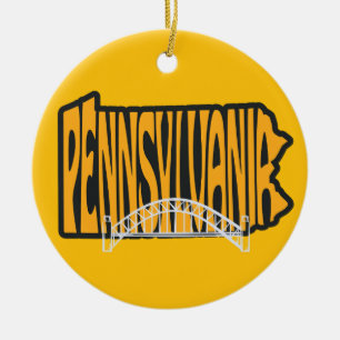 Pennsylvania Bridges Christmas Tree Ornament
