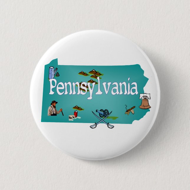 Pennsylvania Button (Front)