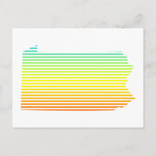 pennsylvania chill fade postcard