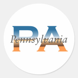 Pennsylvania Classic Round Sticker