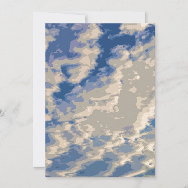 Pennsylvania cloud formation greeting card (Front)