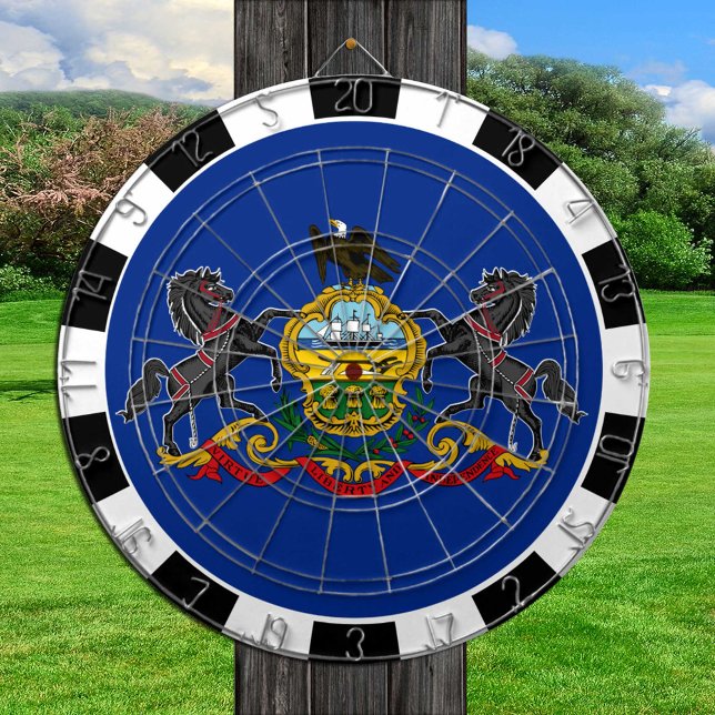 Pennsylvania Dartboard & Pennsylvania Flag / board (Creator Uploaded)