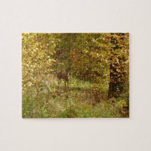 Pennsylvania Deer in Fall Jigsaw Puzzle