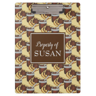 Pennsylvania Dutch Canned Apple Butter Amish Food Clipboard