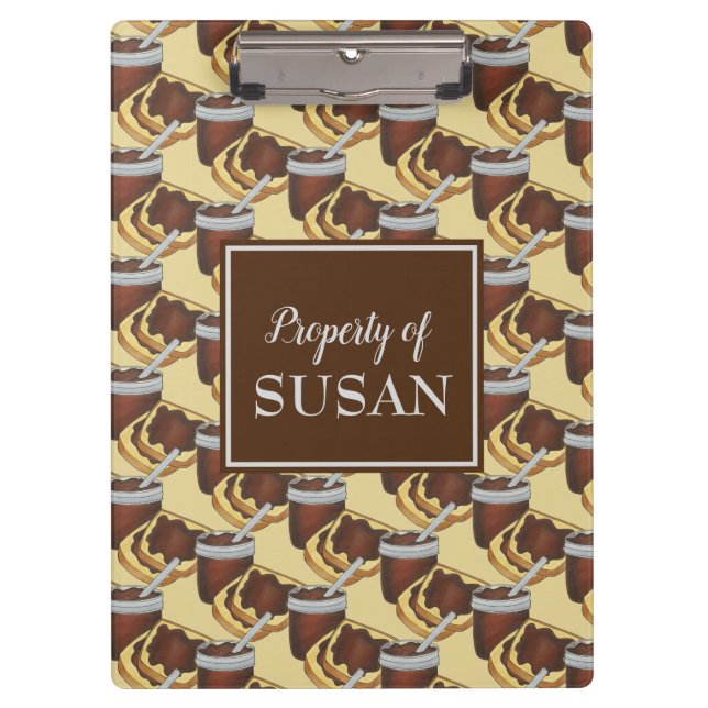 Pennsylvania Dutch Canned Apple Butter Amish Food Clipboard (Front)