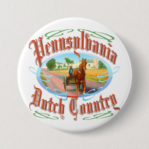 Pennsylvania Dutch Country 7.5 Cm Round Badge