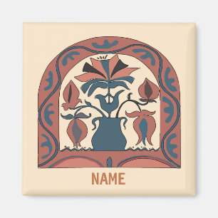 Pennsylvania Dutch Hex Sign, add names Magnet