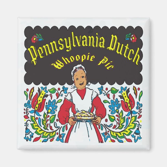Pennsylvania Dutch, Whoopie Pie Magnet (Front)