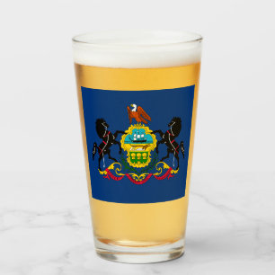 Pennsylvania flag  glass