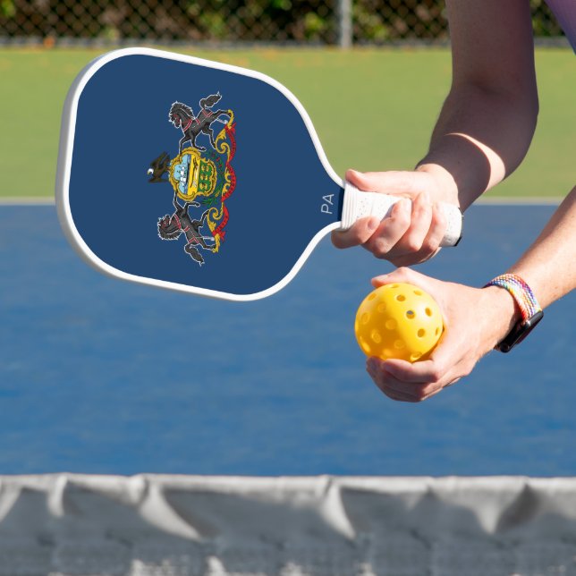 Pennsylvania Flag Pickleball Paddle (Insitu)