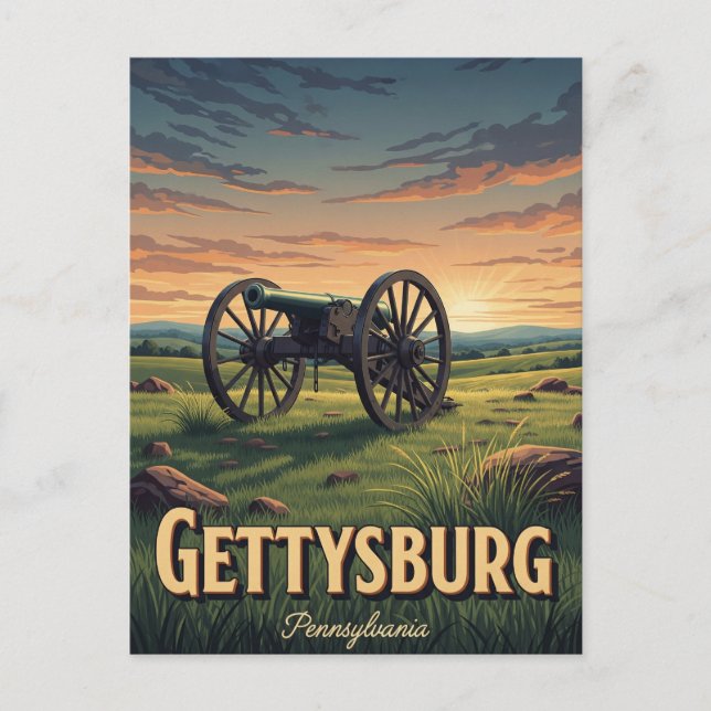Pennsylvania Gettysburg Travel Postcard (Front)