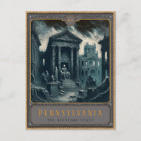 Pennsylvania | Gothic Art Postcard