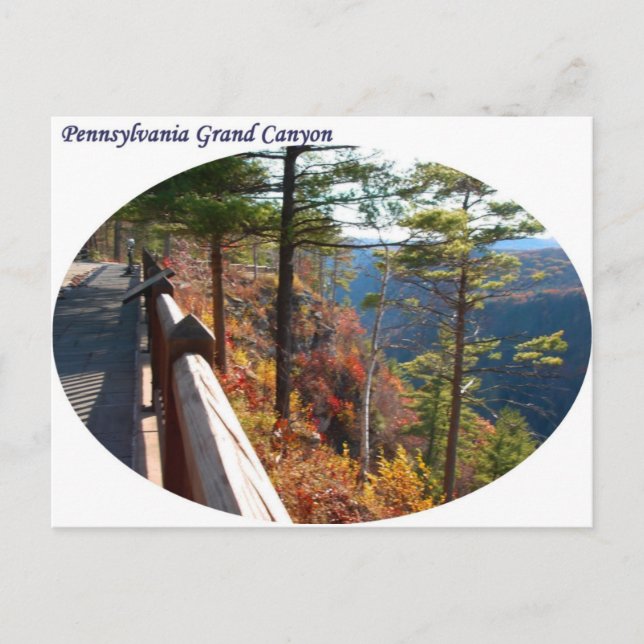 Pennsylvania Grand Canyon Postcard (Front)