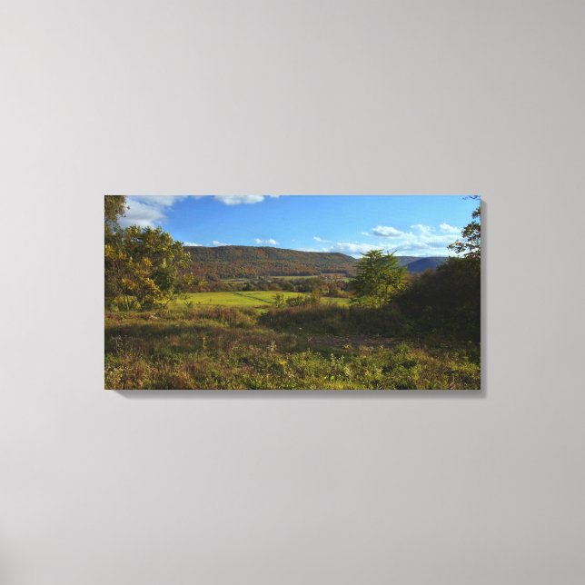 Pennsylvania Hills Canvas Print (Front)