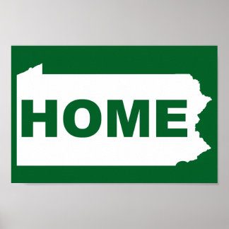 Pennsylvania Home Away From State T-Shirt Poster