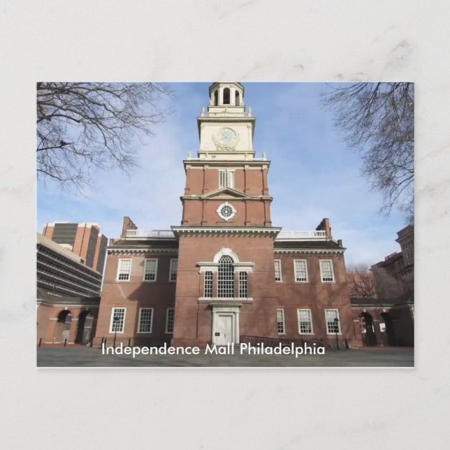 Pennsylvania Independence Mall Philadelphia Postcard (Front)