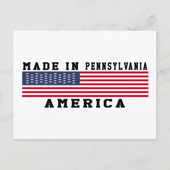 Pennsylvania Made In Designs Postcard (Front)