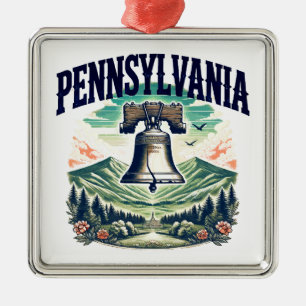 Pennsylvania Metal Tree Decoration