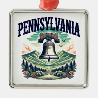 Pennsylvania Metal Tree Decoration