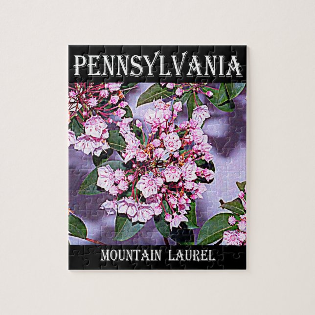 Pennsylvania Mountain Laurel Jigsaw Puzzle (Vertical)