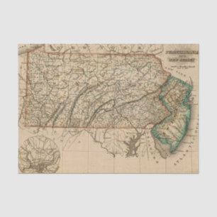 Pennsylvania, New Jersey Tissue Paper