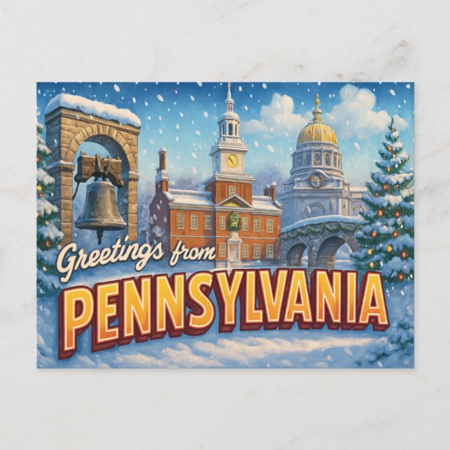 PENNSYLVANIA Postcard (Front)