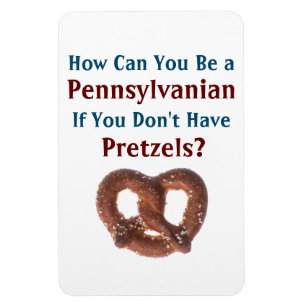 Pennsylvania Pretzels T-Shirt Magnet