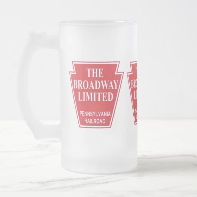 Pennsylvania Railroad Broadway Limited Beer Stein (Left)