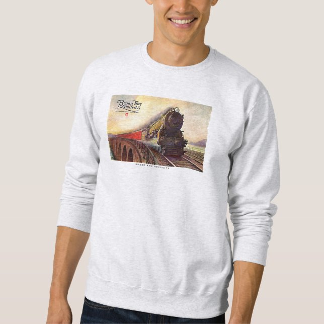 Pennsylvania Railroad Broadway Limited Sweatshirt (Front)