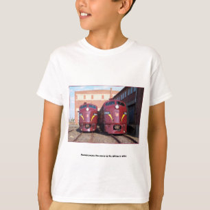 Pennsylvania Railroad E-8a,s 5809 and 5811 Kids T-Shirt