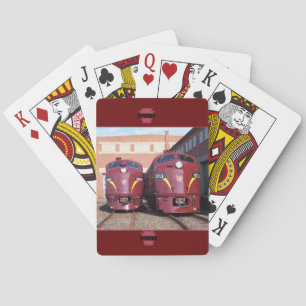 Pennsylvania Railroad E-8a,s (JTFS) 5809 and 5711 Playing Cards