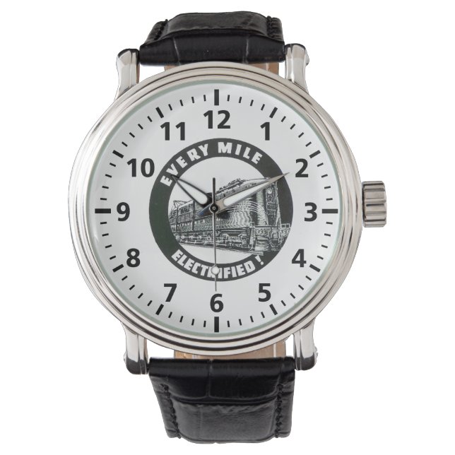 Pennsylvania Railroad  every mile electrified      Watch (Front)