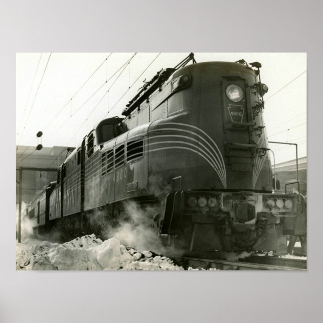 Pennsylvania Railroad Locomotive GG-1 #4800 Poster (Front)