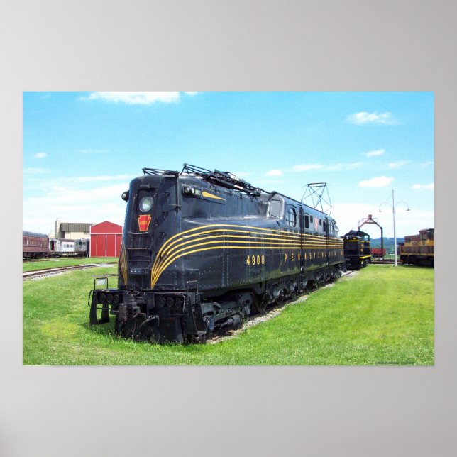 Pennsylvania Railroad Locomotive GG-1 #4800 Poster (Front)