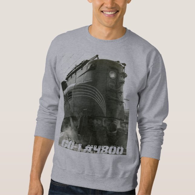 Pennsylvania Railroad Locomotive GG-1 #4800     Sweatshirt (Front)