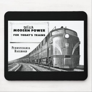 Pennsylvania Railroad Modern Train Power Mouse Pad