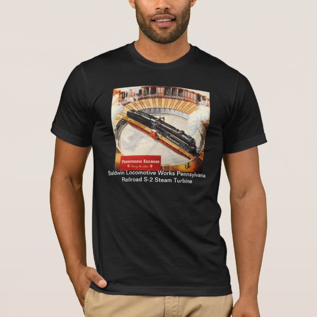 Pennsylvania Railroad Steam Turbine T-shirts (Front)