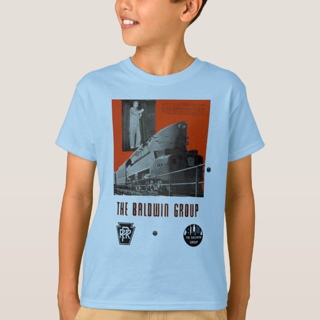 Pennsylvania Railroad T1 Locomotive 6111     T-Shirt (Front)