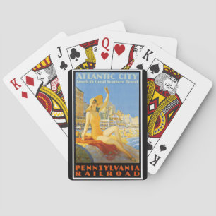 Pennsylvania Railroad to Atlantic City Playing Cards