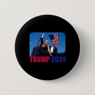 Pennsylvania Rally Shooting Not Today 1 6 Cm Round Badge