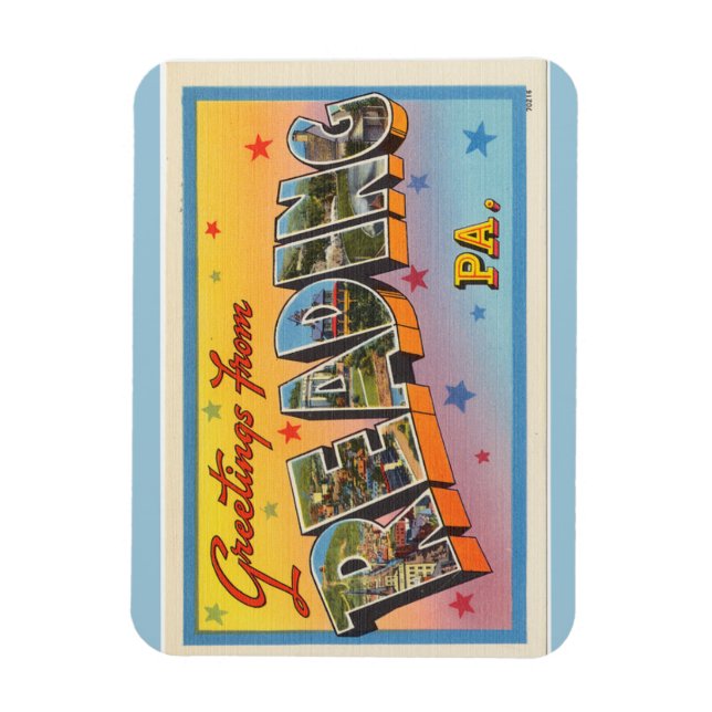 Pennsylvania, Reading  Magnet (Vertical)