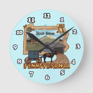 Pennsylvania Round Clock