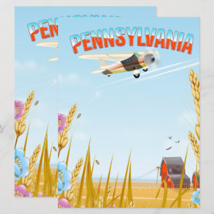 Pennsylvania Rural travel poster Magnet