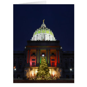 Pennsylvania State Capitol Christmas Tree Lights