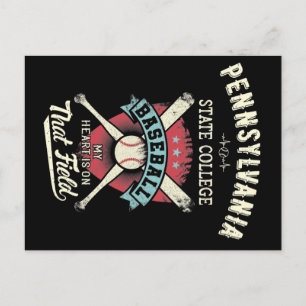Pennsylvania State College Baseball Postcard