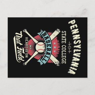 Pennsylvania State College Baseball Postcard
