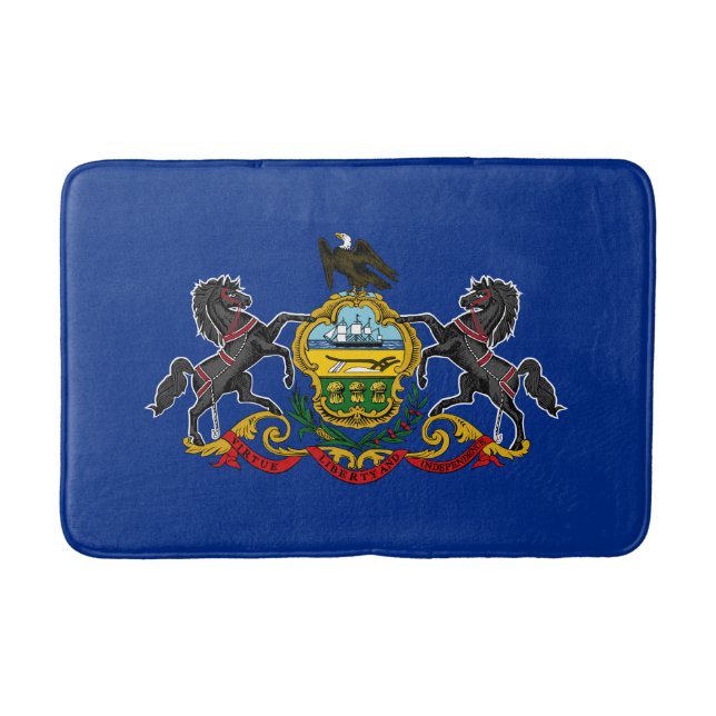 Pennsylvania State Flag Bath Mat (Front)